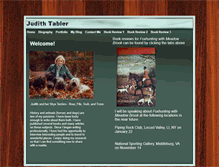 Tablet Screenshot of judithtabler.com